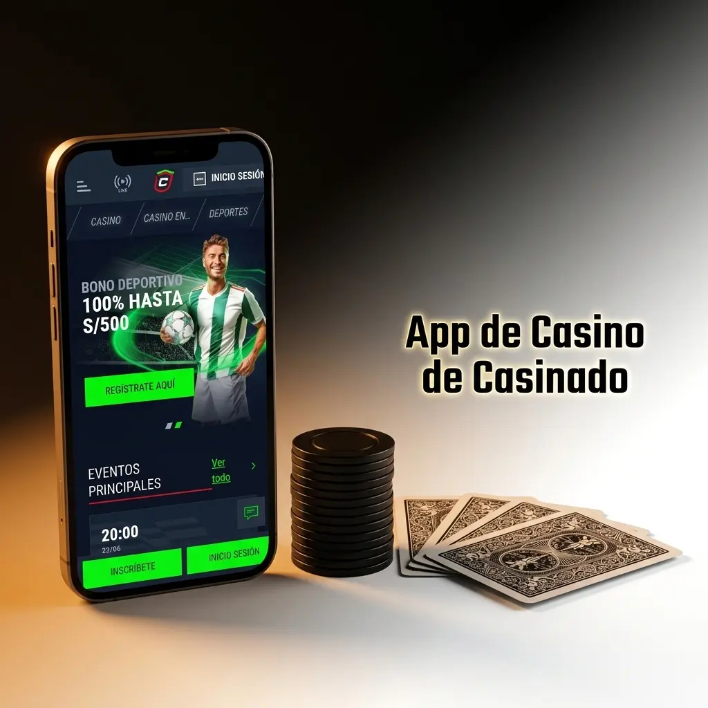 App de casino de Casinado con slots y juegos en vivo