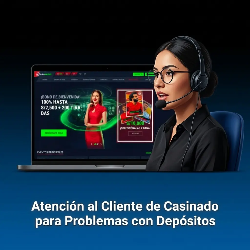 Canales de atención al cliente de Casinado para depósitos