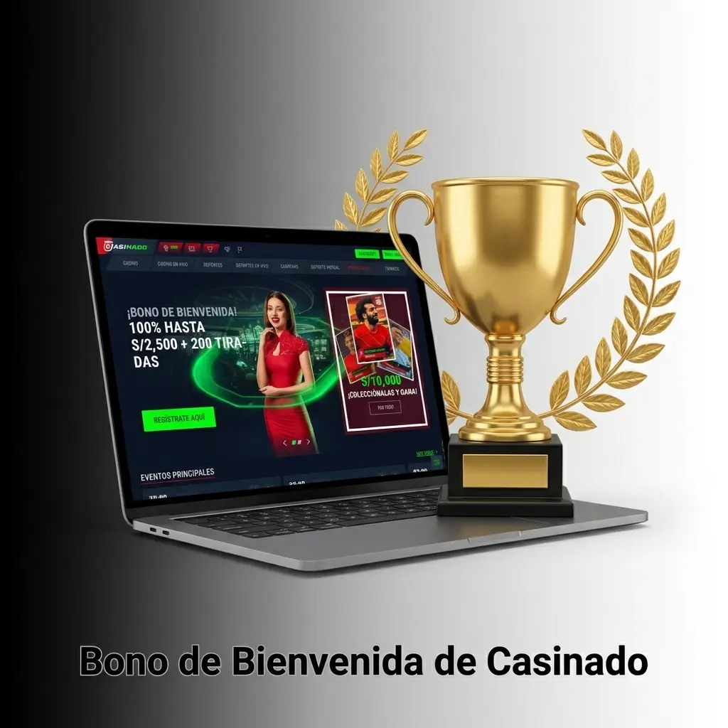 Bono de bienvenida Casinado 100% hasta 500 EUR más 200 giros gratis