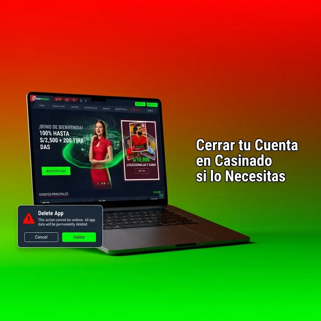 Cierre de cuenta y autoexclusión en Casinado