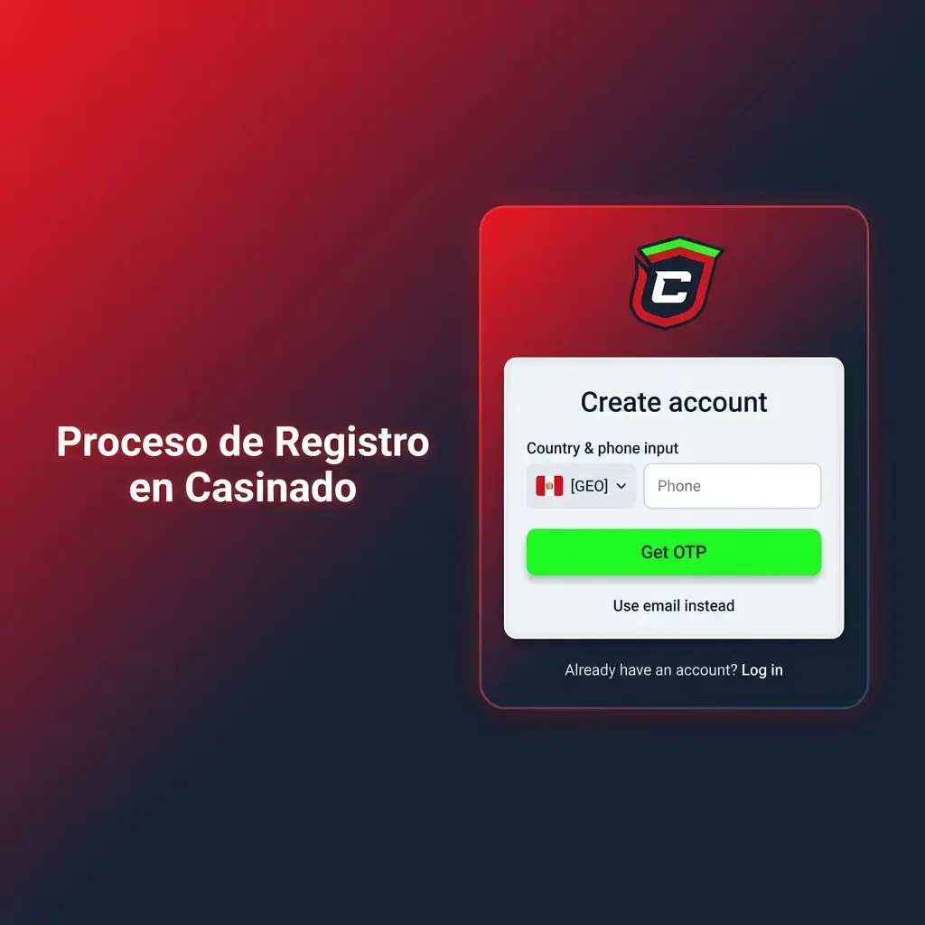 Proceso de registro en Casinado paso a paso