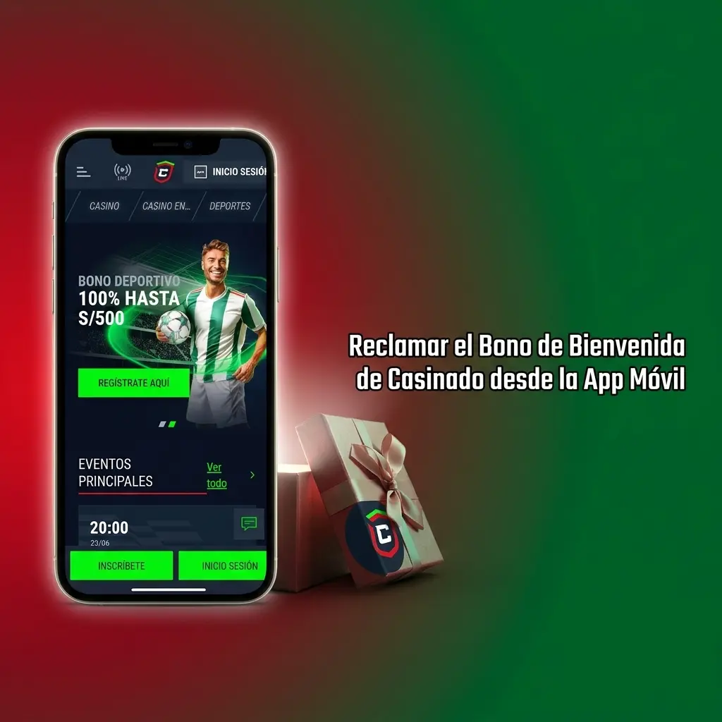 App móvil de Casinado con bono de bienvenida