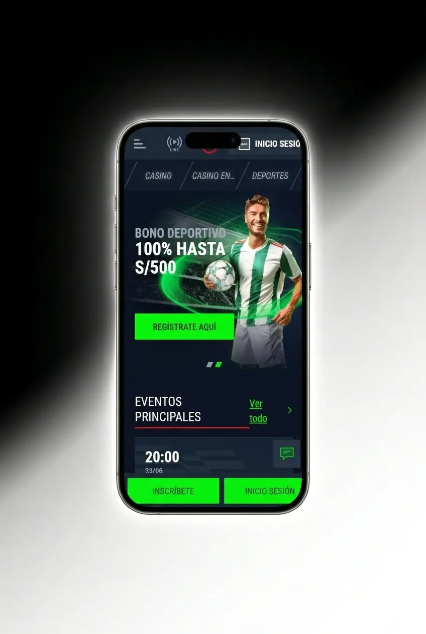 Registro en la app de Casinado