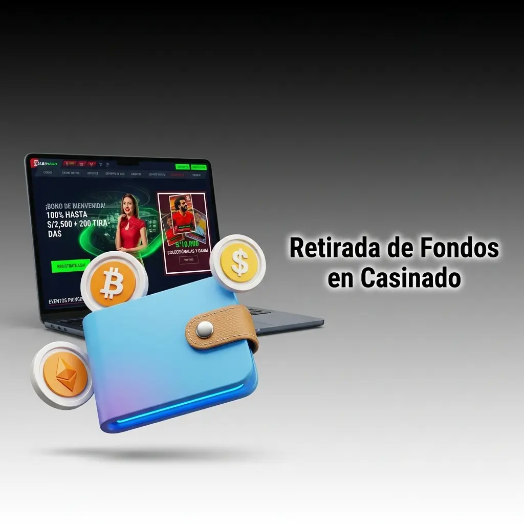 Proceso de retirada de fondos en Casinado