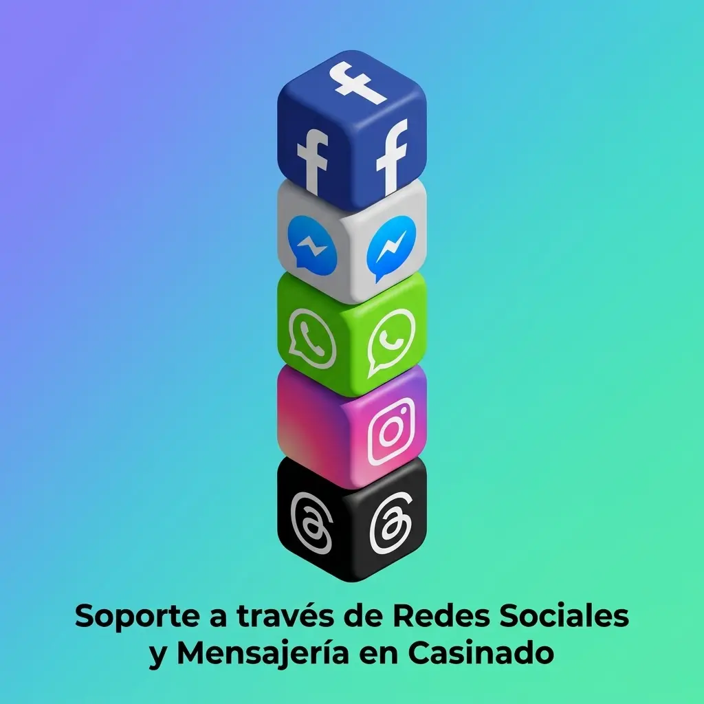 Soporte a través de redes sociales y mensajería en Casinado